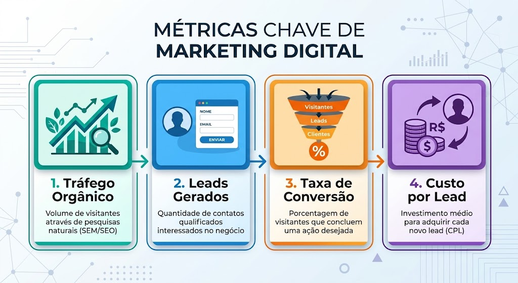 métricas chave